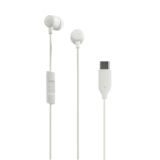 Skullcandy in-Ear Wired Earbuds with USB-C, Noise Isolation, Microphone, Call and Track Control, Enhanced Audio Drivers, Compatible with Smartphones, Tablets, and Laptops – Bone
