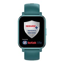 GOQii Insure+ 5 lakhs Health Insurance with Smart Vital Stream (Green) and 3 Months Personal Coaching