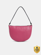 Caprese Ginger Hobo Medium Fuchsia Pink Bag for Women Shoulder Bag(Pink, 1.944 L)