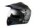 Vega Off Road D/V Gangster Dull Black M.Blue Helmet-M