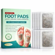 ZOIY Foot patch (PACK OF 10) Herbal And Gentle Ingredient Detox Foot Pads, Natural Ingredients for Sleep Aid, Pain Relief, Toxin Removal with Bamboo Vinegar and Acupoint Micro-Massage Technology