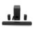 Panasonic 600W 5.1 Ch Sound Bar with 3D Surround Sound Speaker System, Dolby Digital Plus Touch Control,BT 5.3, USB,HDMI ARC,Optical,Aux with Remote Control (SC-HTS600GWK, Black)