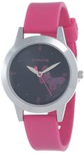 Sonata Quartz Analog Black Dial Pink Plastic Strap Watch for Women – NS87019SP01W
