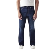 Levi’s Men’s 513 Dark Indigo Straight Fit Mid-Rise Jeans