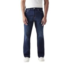 Levi’s Men’s 513 Dark Indigo Straight Fit Mid-Rise Jeans
