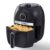 Borosil Best 2.8 L Air Fryer | 4 in 1 Function with QuickFry Technology, Auto Off Function | Air Fryer for Bake, Grill, Roast, Reheat etc. | 90% Less Oil | 2 Year Warranty | Black