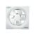 TVS GREEN Ventilation Fan 200mm | Ventico 8 | High Suction with Low Noise | Rust Proof Blades, Easy to Clean with Self Opening Louvers | Ideal for Kitchen and Bathroom | 3 year Warranty | White