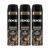 Axe Dark Temptation Men’s Deodorant, Long Lasting Deodorant Spray For Men With An Irresistible Scent, 215ml, Pack of 3