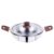 Bombay Kookware Tri Ply Kadai 22 Cm | Stainless Steel Deep Cooking Kadhai for Curry, Frying & Sautéing | Durable Tri-Ply Cookware with Handles | 1 Piece