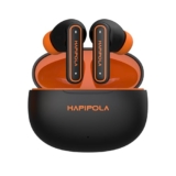 Hapipola (Anc) Killer Pro True Wireless Stereo Earbuds, Active Noise Cancellation, 40+ Hours Playtime, Touch Controls, 10Mm Drivers, Bluetooth 5.3, Type-C, Sweat Proof (Black)