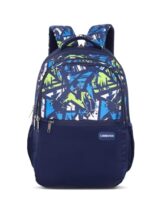 Lavie Sport Fusion 35L Navy Backpack | Fits Upto 15 Inch Laptop | Organizer & Bottle Holder |Rain Cover | Gift for Men, Women, Boys, Girls | Laptop Sleeve for School & College