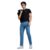 Men Blue Slim Fit Mid Rise Stretchable Jeans