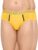 John Players Pack Of 2 Cotton Briefs With Striped Waistband In Yellow (Jbf043M07_Xl_Yellow)