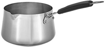 Amazon Brand – Solimo Stainless Steel T Pan, Induction Base, 1.5 Litre