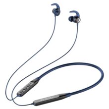 CELLECOR BT-3 Wireless Bluetooth Earphone Neckband with 25 Hours Playback time, Bluetooth V5.2, Voice assitance and Noise cancelation with inbuilt mic (BT-3 Blue)