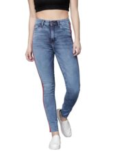 Tokyo Talkies Women Blue Super Skinny Fit Mid-Rise Clean Look Stretchable Jeans