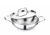 Crystal Tripro -Triply Stainless Steel Kadai With Lid – 22 Cm (Induction Bottom), Silver (Ctp-Kd-003)