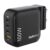 Ambrane 100W Charger Adapter, 4 Ports – 3 Type C & 1 USB for iPhone & Android, MacBook & Type C Laptop, Fast Charger with PD Technology & GaN Technology, for All Types of Devices (RAAP H100, Black)