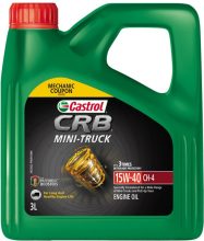 Castrol CRB MINI-TRUCK 15W-40 CH-4 Multi-Grade Engine Oil(3 L, Pack of 1)