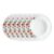 Larah By Borosil Ayana 6 Pcs Opalware Plate Set (Dia – 10 Inch), White