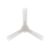 Crompton PREMION AURA2 DESIGNER 3D LOTUS DESIGN ANTIDUST1200 mm (48 inch) Ceiling Fan (Pearl White Gold) Star rated energy efficient fans