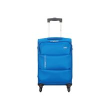 Vip Widget Durable Polyester Soft Sided Cabin Luggage Spinner Wheels With Quick Access Front Pockets (Cabin, 58Cm, Blue)