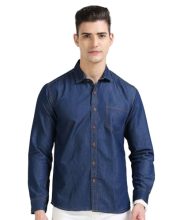 Scott International Men’s Blue Denim Shirt | Denim Full Sleeve Shirt | Mens Shirt | Jeans Shirt for Men | Denim Casual Shirt | Shirt for Men | Shirt for Men Stylish