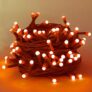 Lexton 40 Led Power Pixel Serial String/Fairy Light | Plug Sourced | Suitable For Home & Outdoor Decoration, Diwali, Christmas, Ramadan, Wedding, Party, Festival (Pack Of 5, Orange)