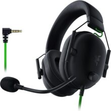 Razer BlackShark V2 X Smartchoice Wired Gaming Headset with Mic, 7.1 Surround Sound, 50mm Drivers, Memory Foam Cushions, Multi-Platform (PC/PS/Xbox/Switch/Mobile), 3.5mm Jack_Black