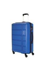 Kamiliant By American Tourister Harrier 56 Cms Small Cabin Polypropylene (Pp) Hard Sided 4 Wheeler Spinner Wheels Luggage (Blue)