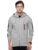 Macroman M-Series Smartz Basics Full Sleeve Sweatshirt Hoodies For Men, Cotton Blend, Grey Melange, Pack Of 1