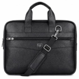 G-7 Leather House PU Leather Laptop Bag | Structured Office Messenger Briefcase with Adjustable Shoulder Strap | Executive Laptop Bag for Office & Travel