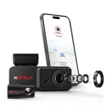 CP PLUS Dash Cam for Car CP-F28B | Dual Channel Dashcam | Full HD 2MP Front & Rear | Built-in GPS | 1.9″ Display | WDR Night Vision | Wide View Angle | WiFi (AP Mode) | G-Sensor | Supports 1TB SD Card