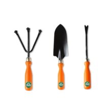 TrustBasket Gardening Tools Set – 3 Pcs Small Trowel, Cultivator & Weeder – Durable Garden Tools for Home Gardening Set, Gardening Tools Kit for Home Garden, Agriculture Tools & Gardening Items Combo