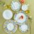 Larah by Borosil 35 Pieces Kora Opalware Dinner Set for Family of 6