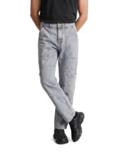 The Indian Garage Co Men Dad Fit Solid Mid-Rise Jeans Grey