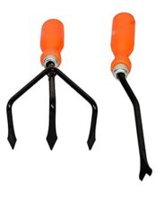 Go Hooked 5 Pcs Gardening Tools Kit for All Your Gardening Needs (Weeder+Cultivator)