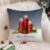 Stitchnest Merry Christmas Printed Poly Cotton Cushion Cover Pack Of 1 (12X12 Inches)