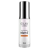 Olay Vitamin C Face Serum With Niacinamide L Even Glow & Smooth Texture L Normal, Oily, Dry & Combination Skin L Parabens & Sulphate-Free L 30Ml