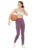 Clovia Women High-Waist Gym Tights – Workout, Purple, XL | Moisture absorbent, stretchable fit, side pocket, hand wash only, yoga and running, everyday casual wear