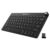 ZEBRONICS KEYPAD X1 Wireless Bluetooth Keyboard, Scissor Switches, 2.4GHz & Dual BT for (Mac | Android | Windows), Volume/Media Control Knob, Integrated Multimedia Keys