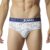 Underjeans Men RED/DK.Blue Cotton Blend Brief