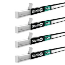 Sturlite Brillo 30 Watt LED Batten| 6500K Cool White Color Temperature Tube light| Sleek Elegant Design With CRI Tech| LM-80 Tested, 3000 Lumens| 25000 Hrs Rated Life (Pack of 4)