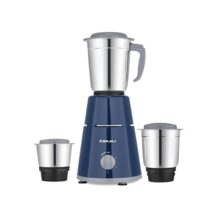 Bajaj GX1 Ninja Series 500W Mixer Grinder With 3 Jars (Stainless Steel Jars) | Superior Mixie For Kitchen | Durable Mixer Grinder | DuraCut Blades | 2 Yrs Warranty 【Blue】