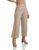 Amazon Brand – Symbol Women’s High Rise Cropped Length Denim Culottes (JNS-17 Cont_Beige_26)