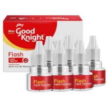 Good Knight Flash Liquid Vaporiser – Pack Of 6 (45Ml Each) | 2X Faster Than Before | Mosquito Repellent Refill | India’S Most Powerful Liquid Vaporizer