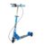 Foldable Kick Skating Cycle Led Wheels | Kids 3 Wheel Kick Scooter With Adjustable Handlebar & Hight, Front Brake, Bell And Printed Deck | Skate Scooter For Kids Age 2-12 Years. (Blue)
