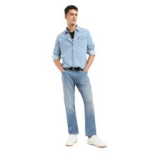 Levi’s Men’s 511 Slim Fit Mid Rise Jeans Light Indigo, 28