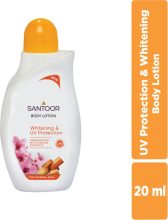 Santoor Body Lotion Whitening & UV Protection(20 ml)