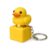 Xonco Duck Keychain Light With Led, Yellow Duck Keyring Toy With Sound And Light, Plastic Duck Key Holder